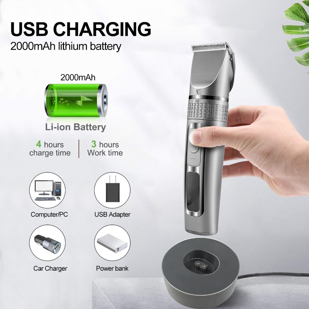 BUY ONE GET ONE FREE!!!!! Five Speeds USB Interface Electric Clippers - Picture 5 of 10